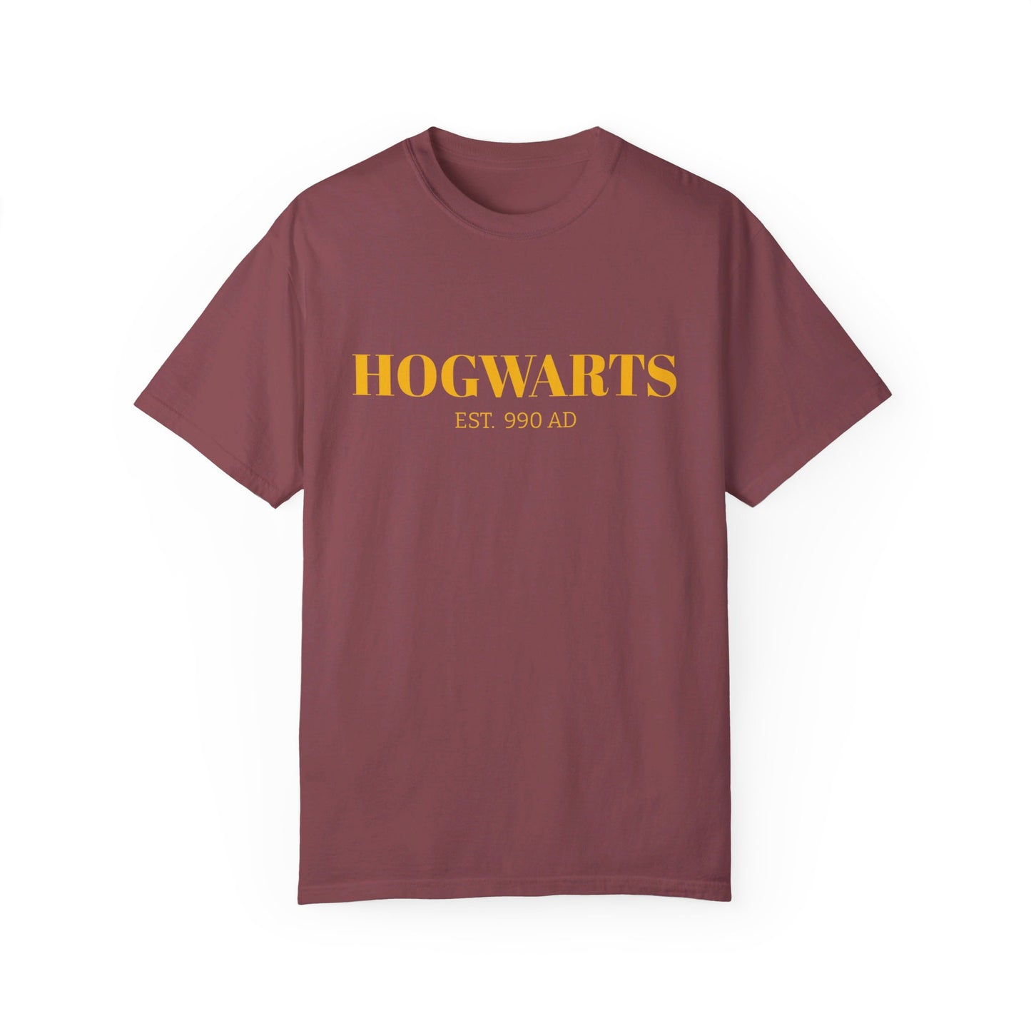 Hogwarts Est. 990 AD Unisex Garment-Dyed T-shirt