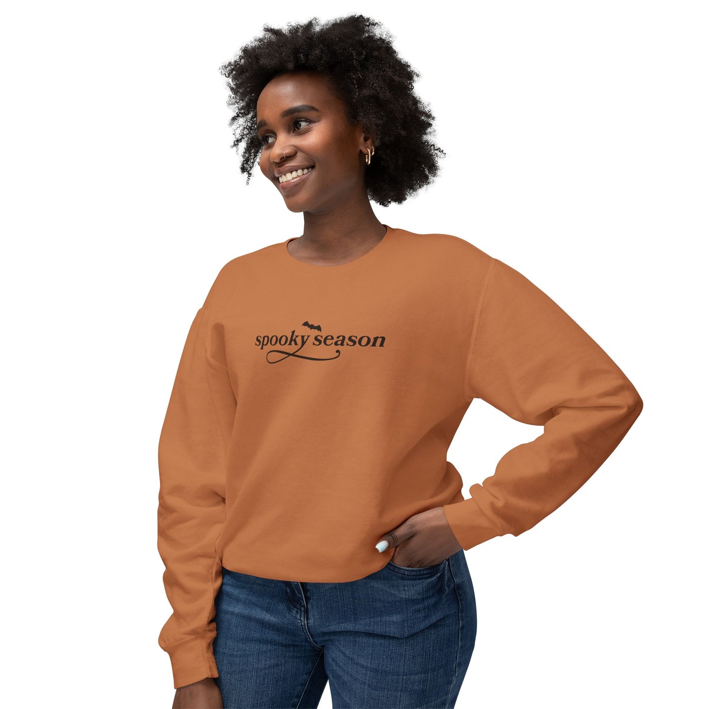 Spooky Season Unisex Lightweight Crewneck Sweatshirt