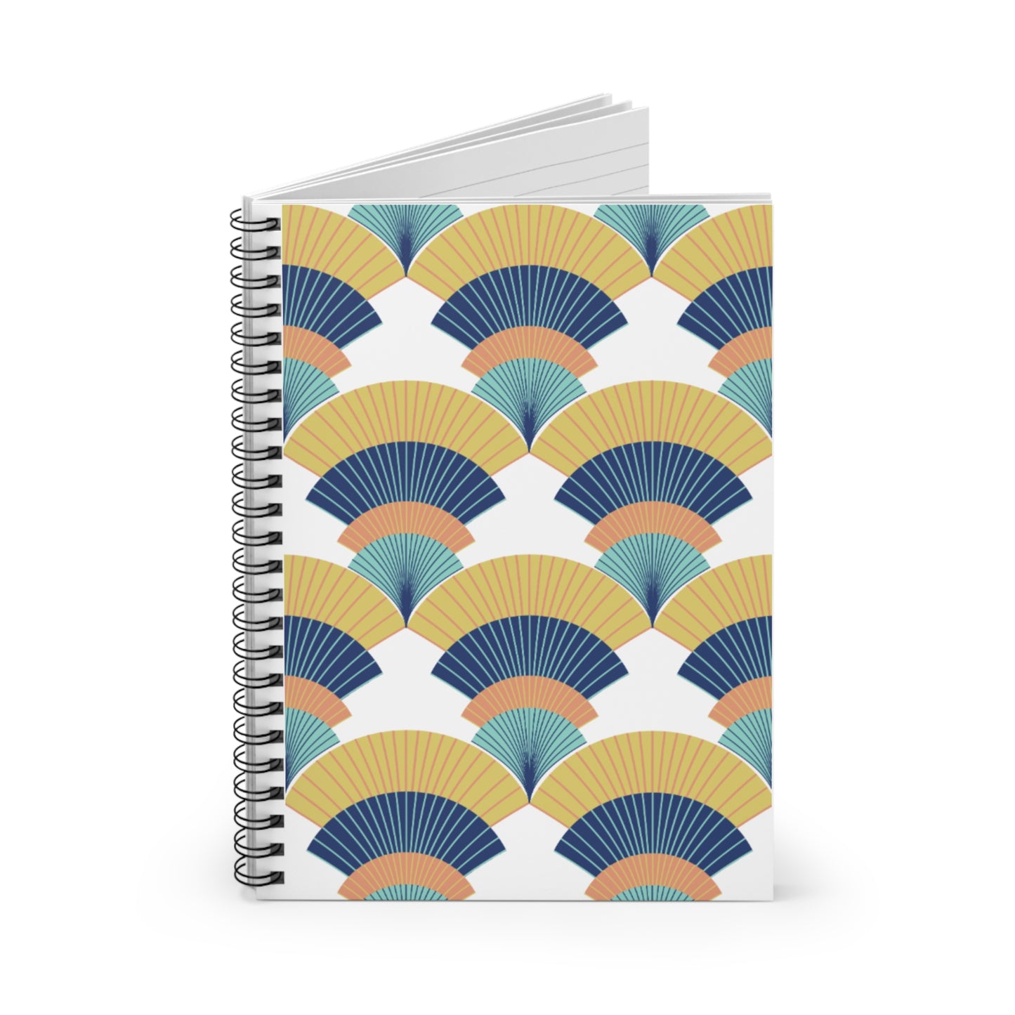 Fan Spiral Notebook - Ruled Line