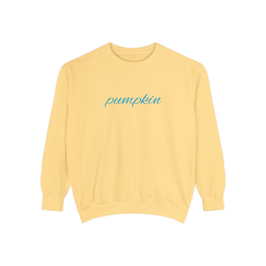 Pumpkin Unisex Garment-Dyed Sweatshirt