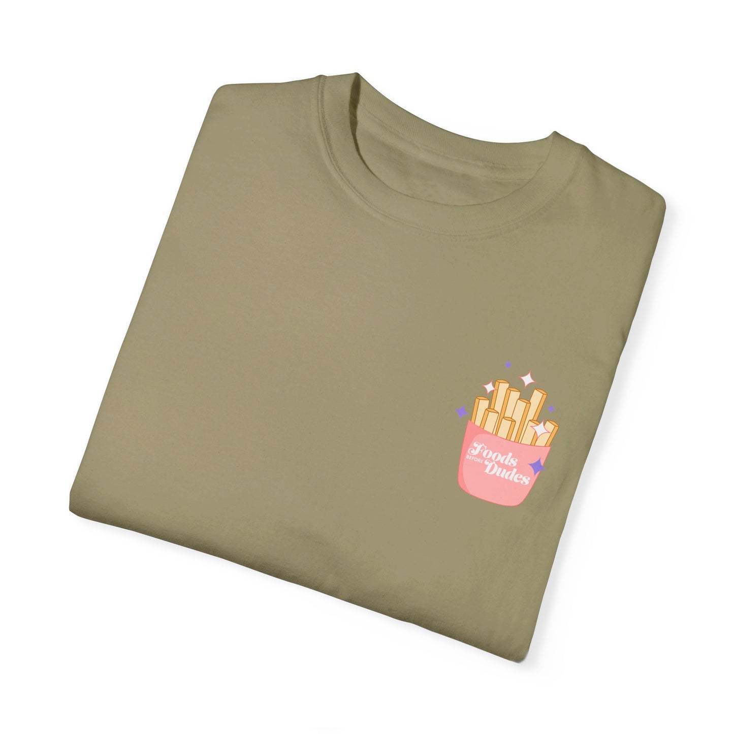 Foods before Dudes / Mukbang Favs Unisex Garment-Dyed T-shirt