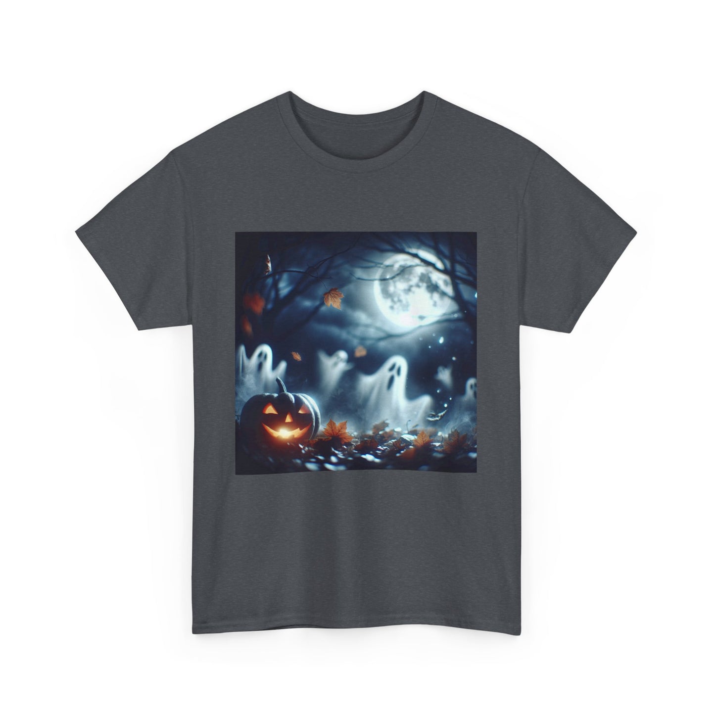 Halloween Ghosts - Unisex Heavy Cotton Tee