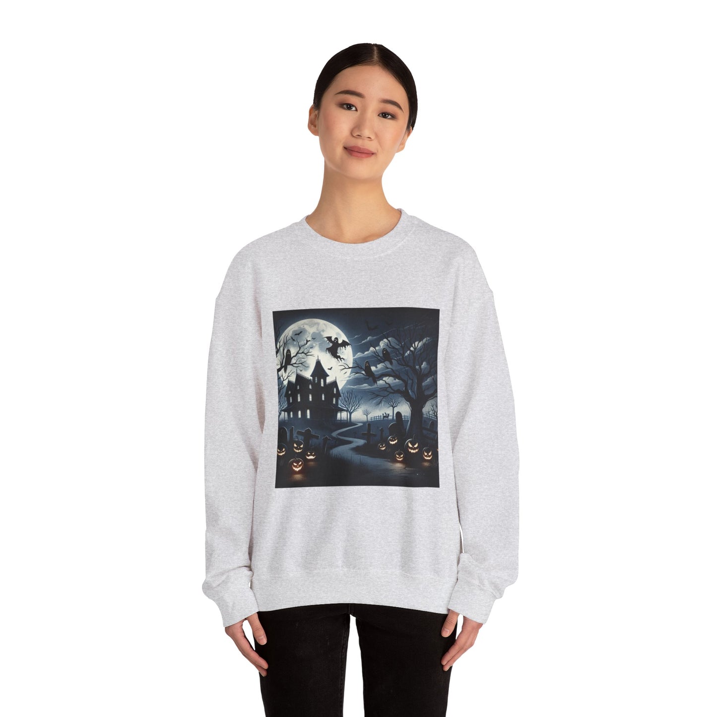 Spooky Night Unisex Crewneck Sweatshirt