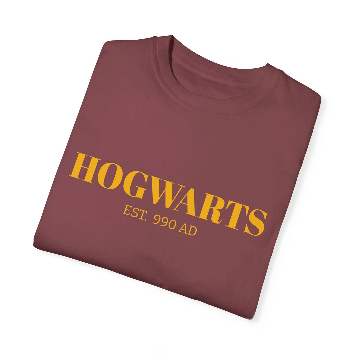 Hogwarts Est. 990 AD Unisex Garment-Dyed T-shirt