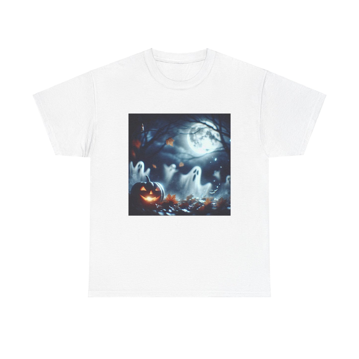 Halloween Ghosts - Unisex Heavy Cotton Tee