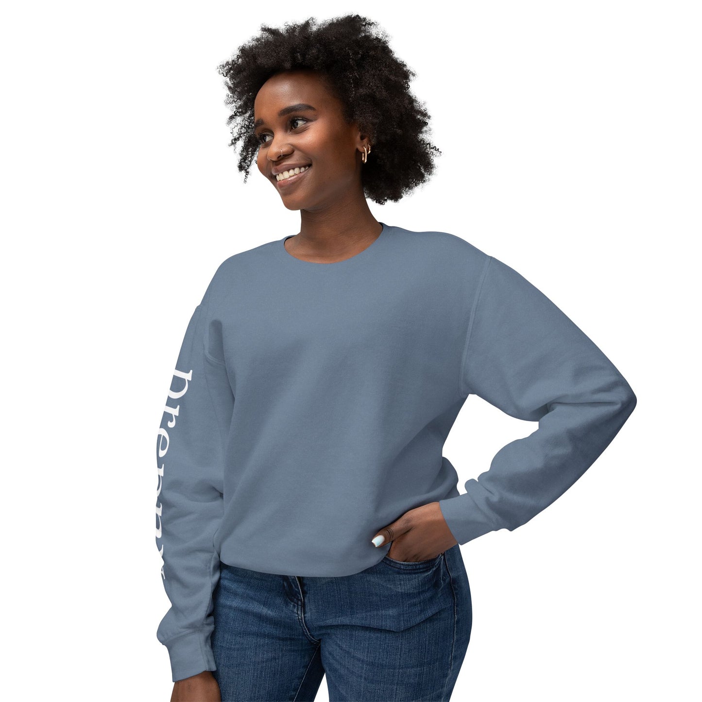 Preppy Unisex Lightweight Crewneck Sweatshirt