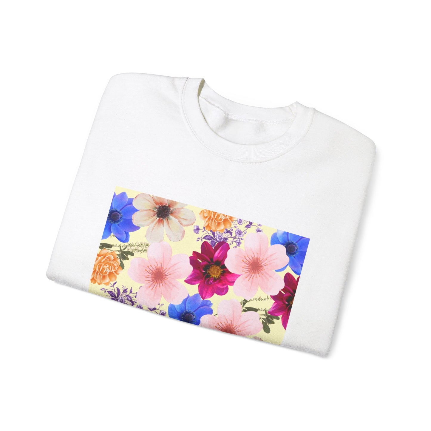 Flower Power Unisex Heavy Blend™ Crewneck Sweatshirt