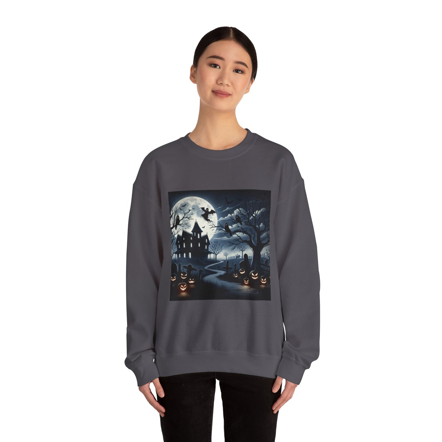 Spooky Night Unisex Crewneck Sweatshirt