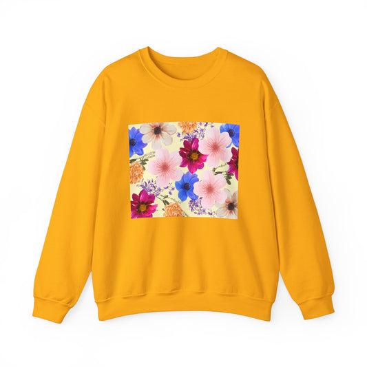 Flower Power Unisex Heavy Blend™ Crewneck Sweatshirt