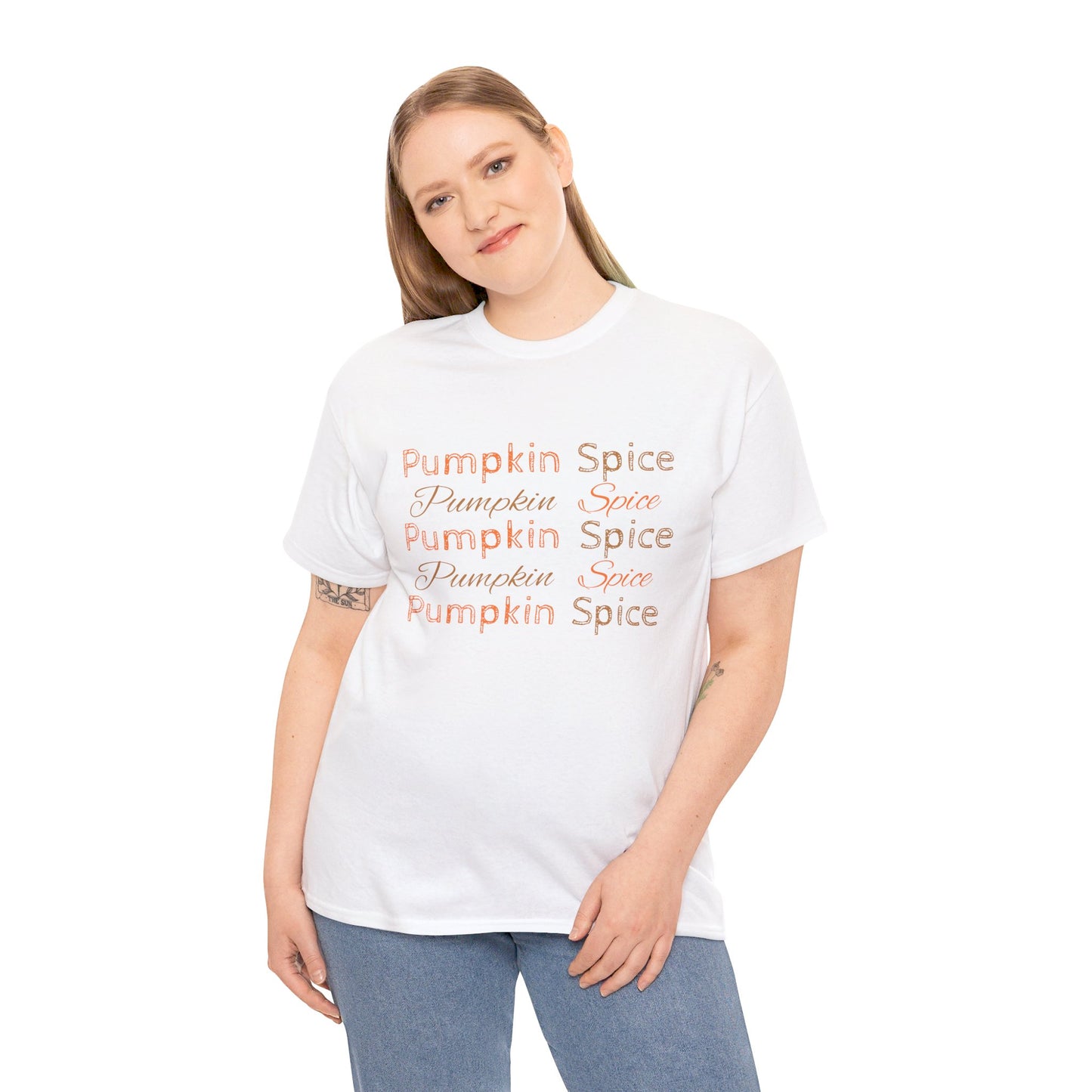 Pumpkin Spice Unisex Heavy Cotton Tee