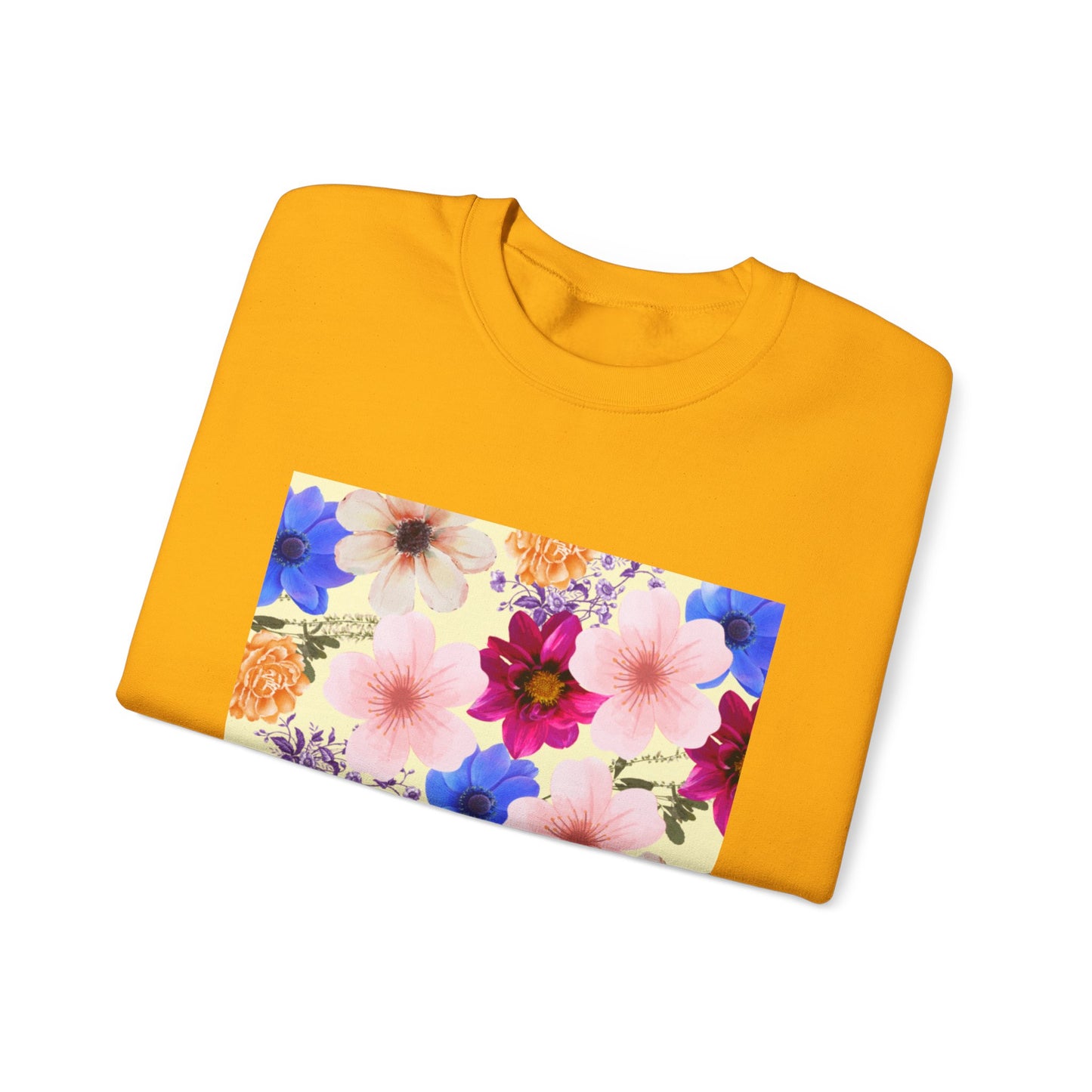 Flower Power Unisex Heavy Blend™ Crewneck Sweatshirt