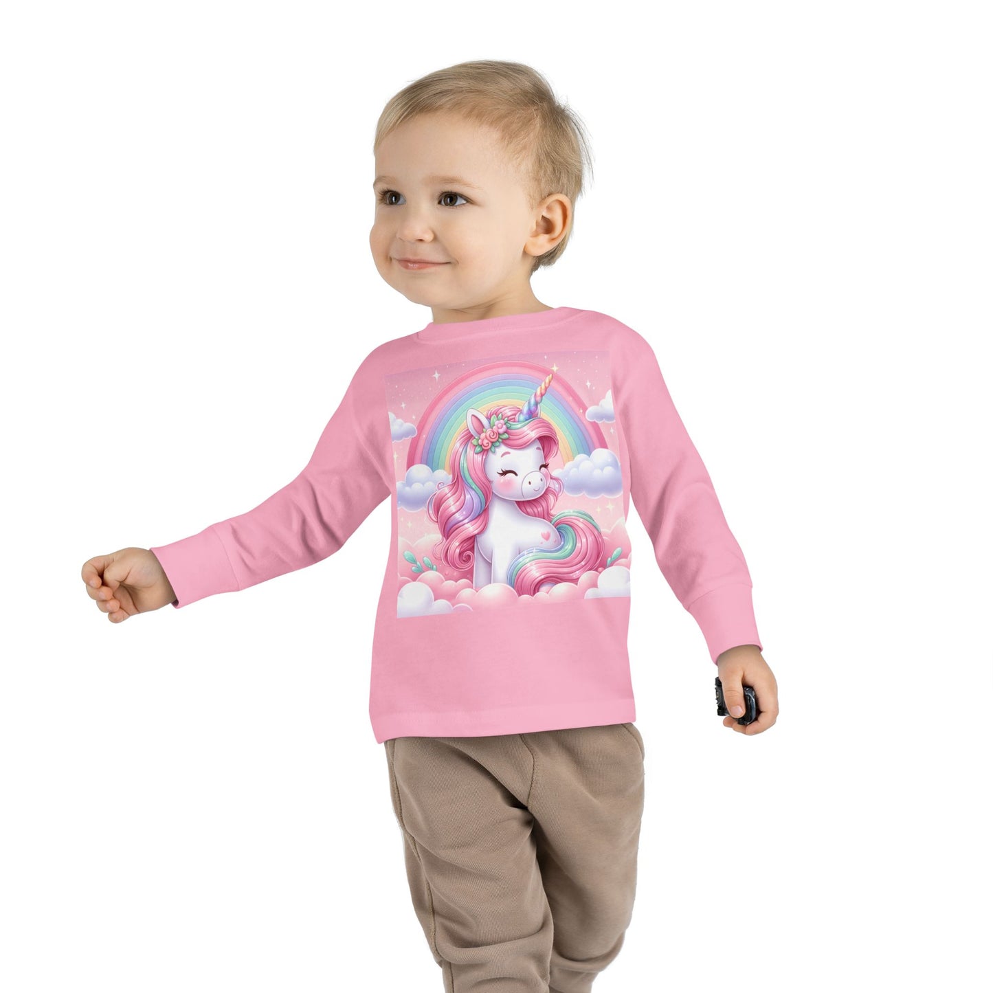 Pink Unicorn Long Sleeve Tee