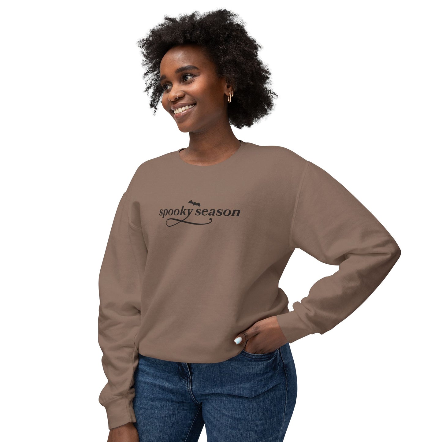 Spooky Season Unisex Lightweight Crewneck Sweatshirt