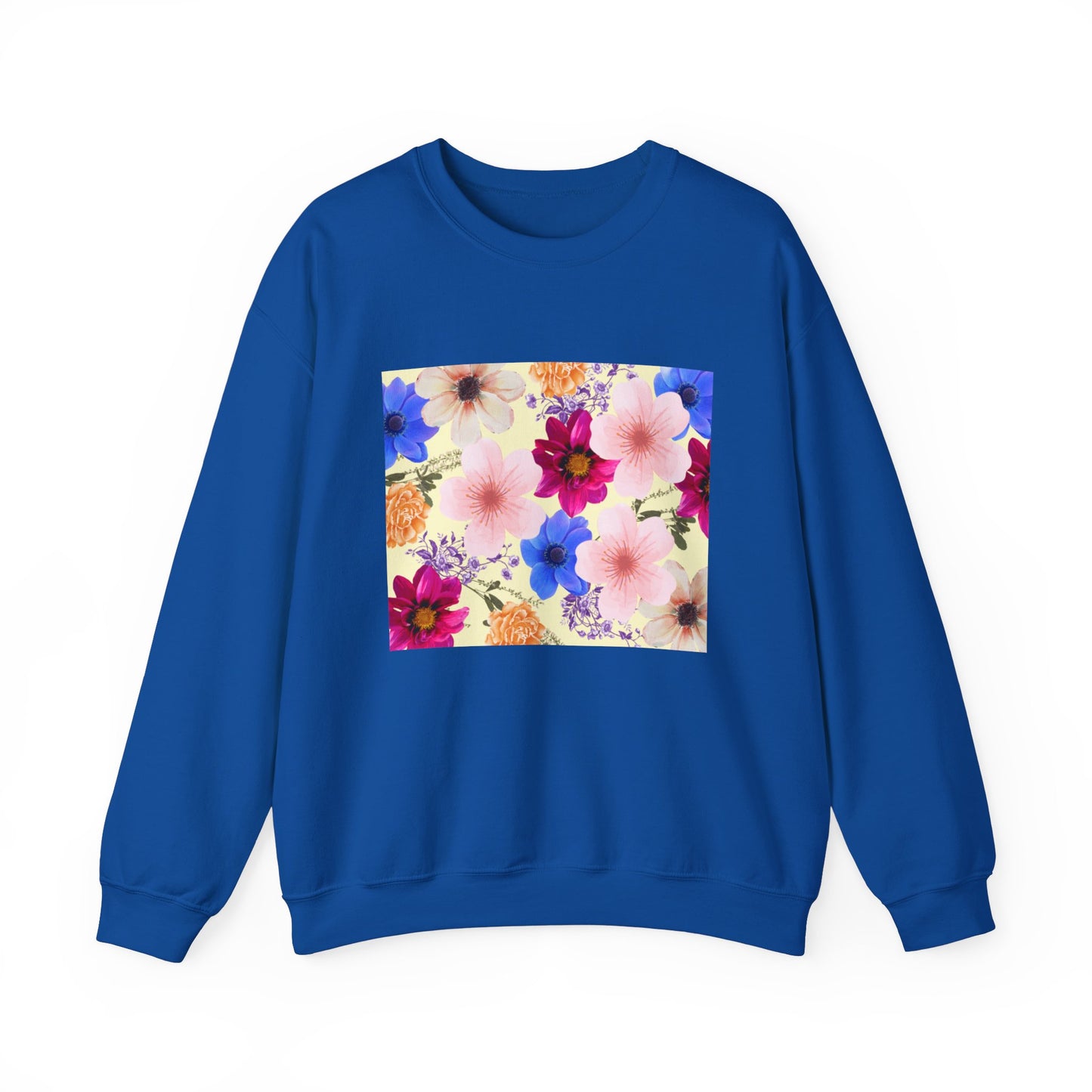 Flower Power Unisex Heavy Blend™ Crewneck Sweatshirt