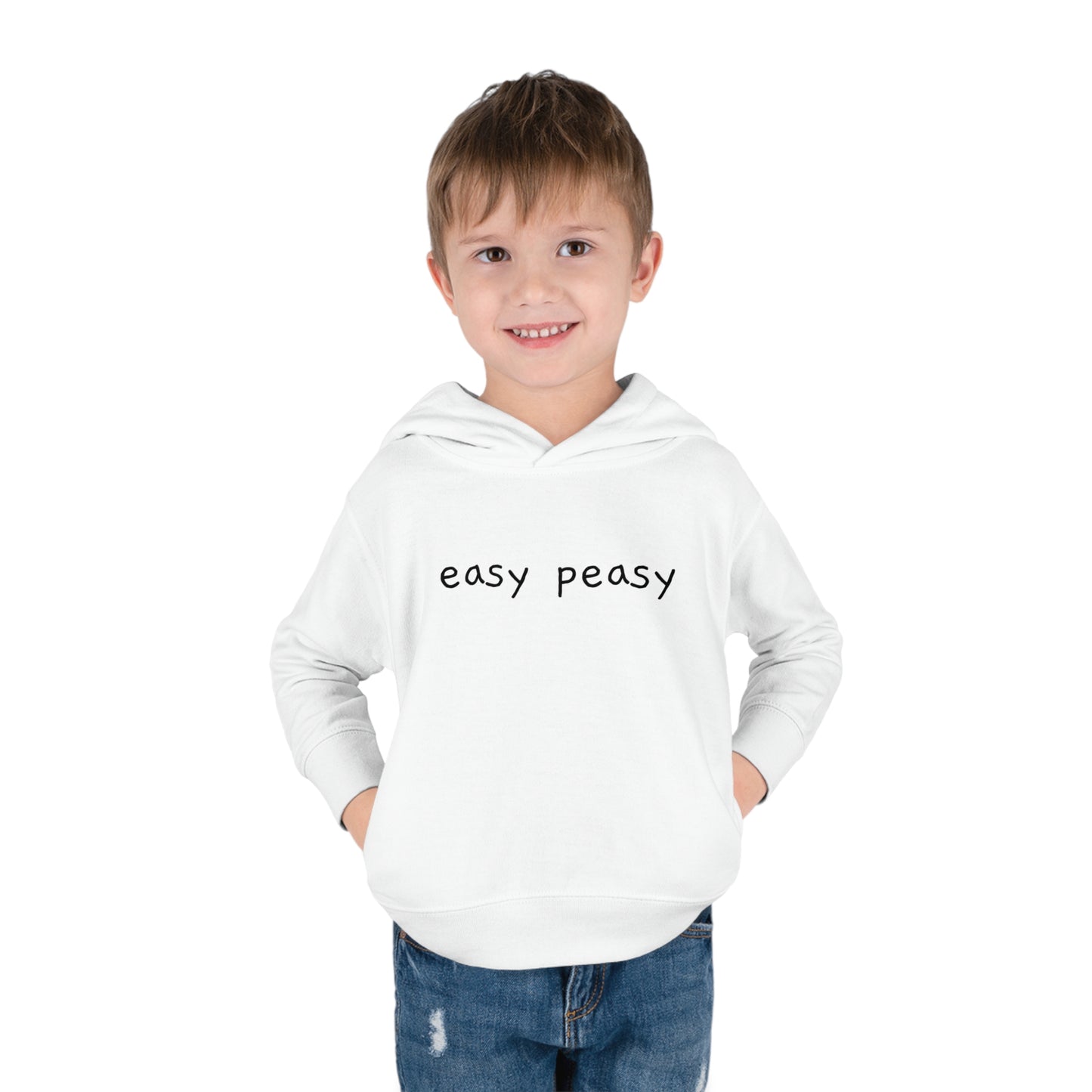 Easy Peasy Lemon Squeezy Toddler Pullover Fleece Hoodie