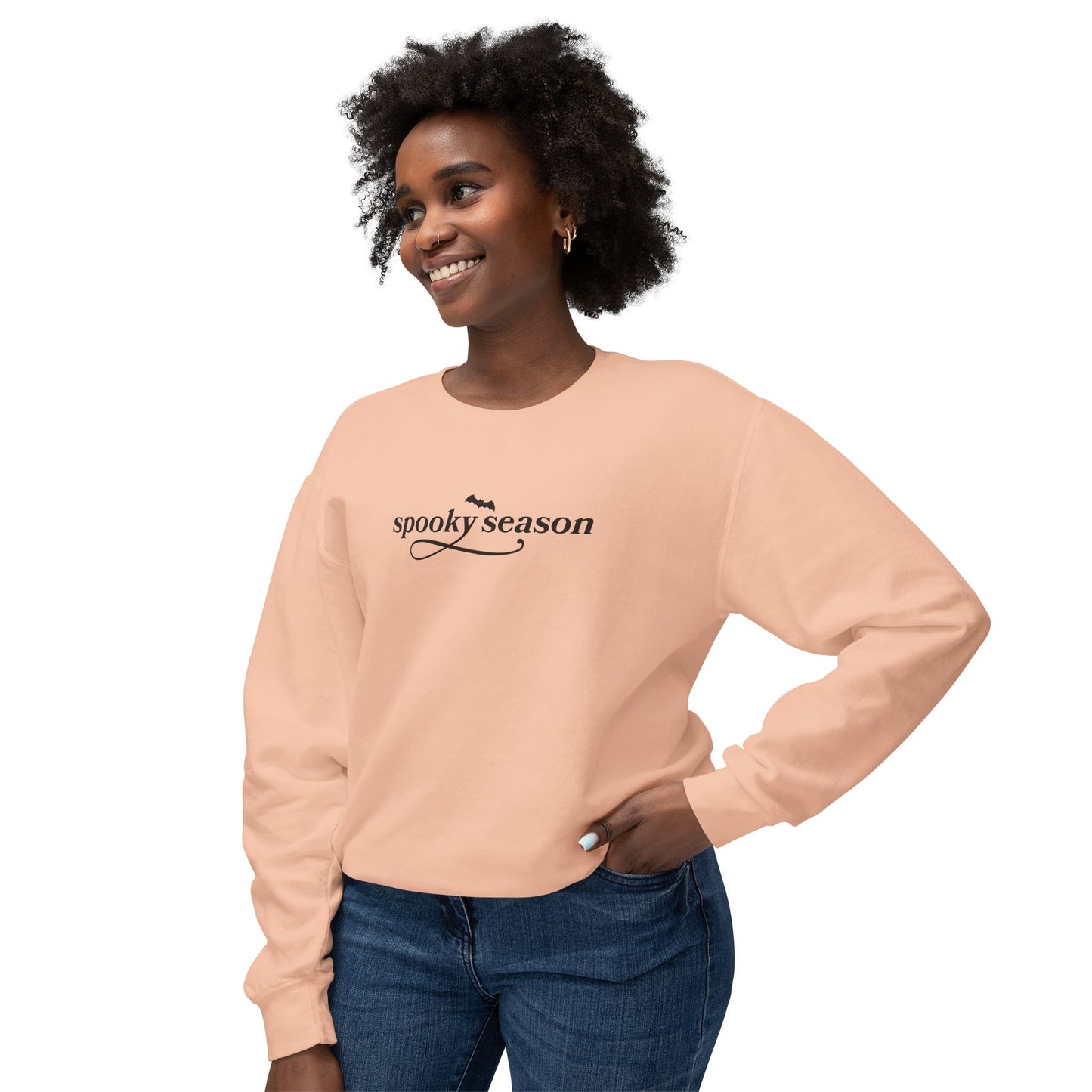 Spooky Season Unisex Lightweight Crewneck Sweatshirt