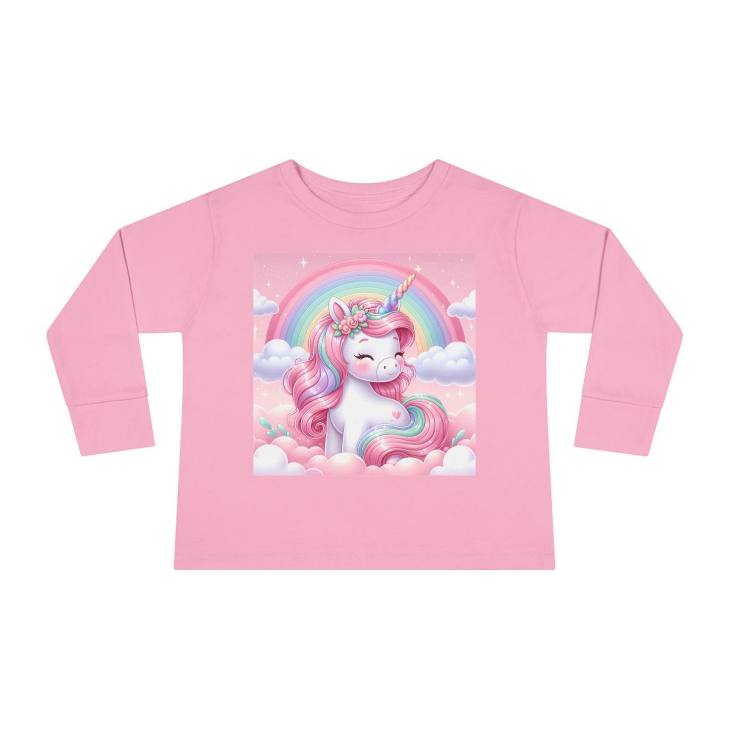 Pink Unicorn Long Sleeve Tee