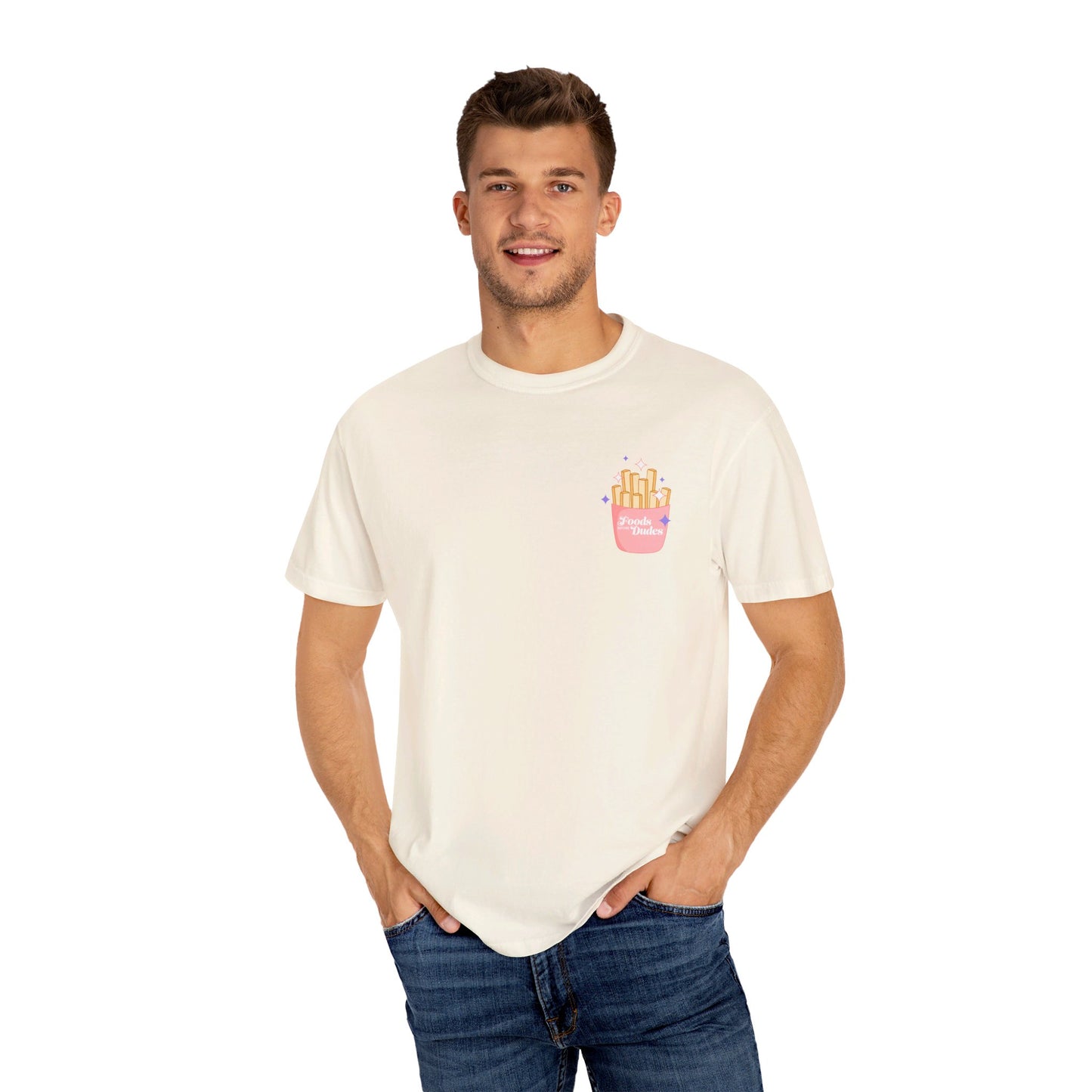 Foods before Dudes / Mukbang Favs Unisex Garment-Dyed T-shirt