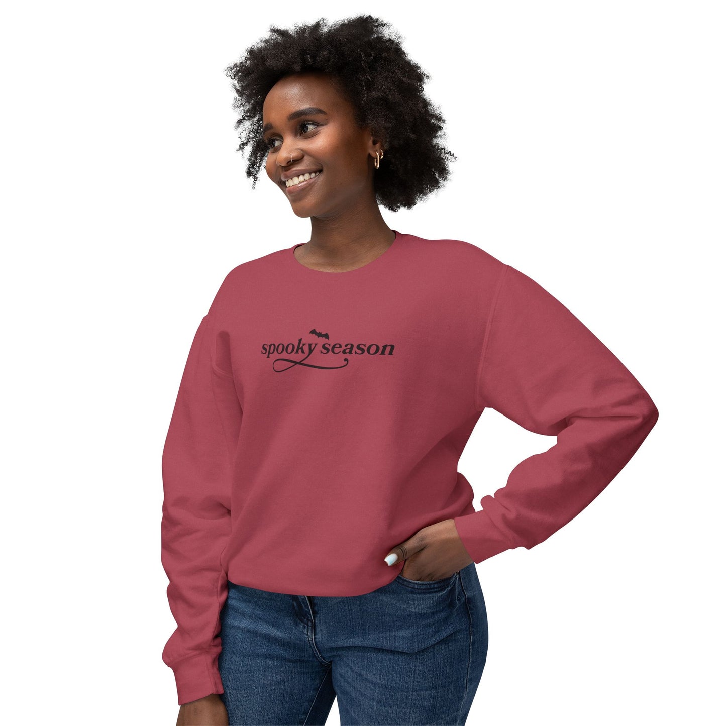 Spooky Season Unisex Lightweight Crewneck Sweatshirt