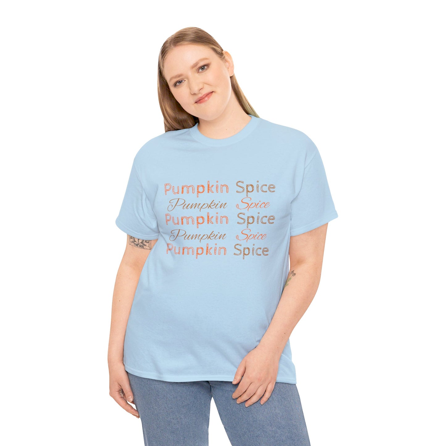 Pumpkin Spice Unisex Heavy Cotton Tee