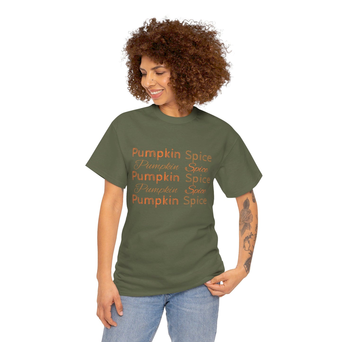 Pumpkin Spice Unisex Heavy Cotton Tee