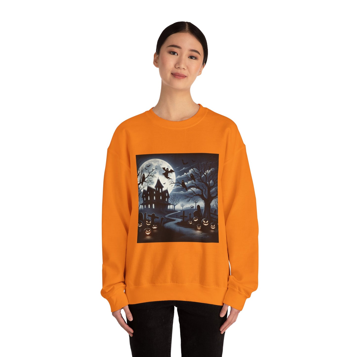 Spooky Night Unisex Crewneck Sweatshirt