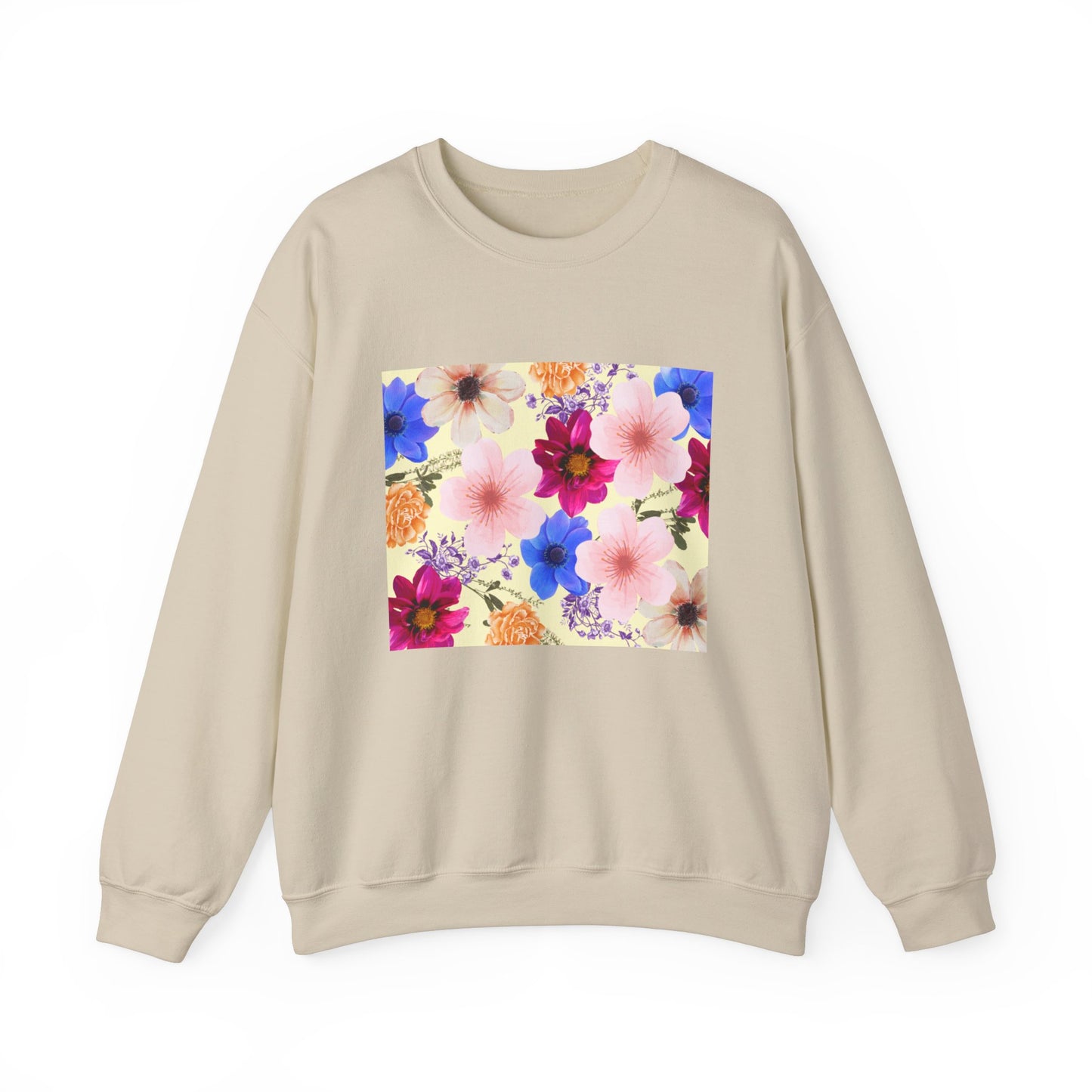 Flower Power Unisex Heavy Blend™ Crewneck Sweatshirt