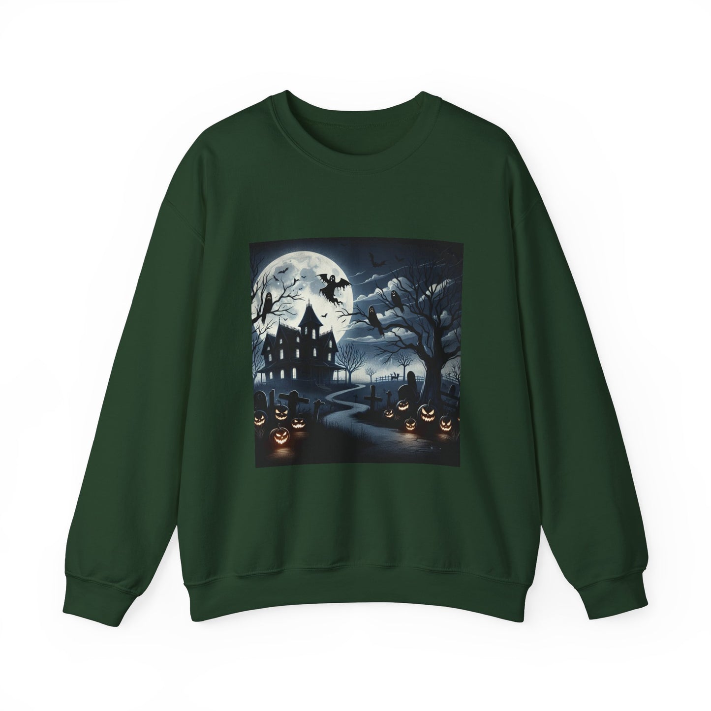 Spooky Night Unisex Crewneck Sweatshirt