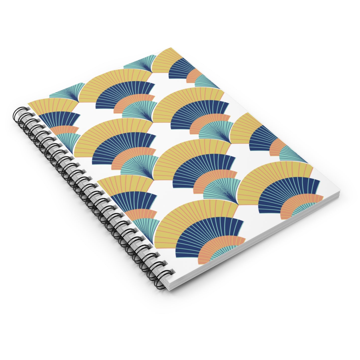 Fan Spiral Notebook - Ruled Line