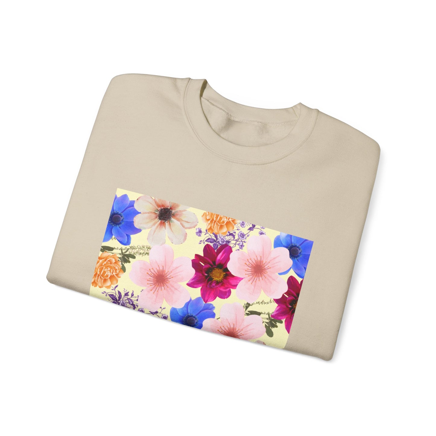 Flower Power Unisex Heavy Blend™ Crewneck Sweatshirt