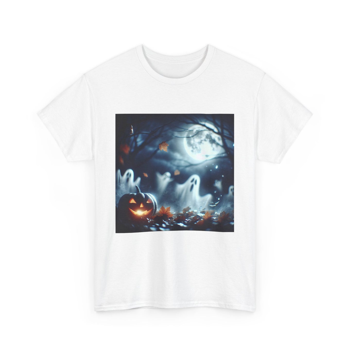 Halloween Ghosts - Unisex Heavy Cotton Tee