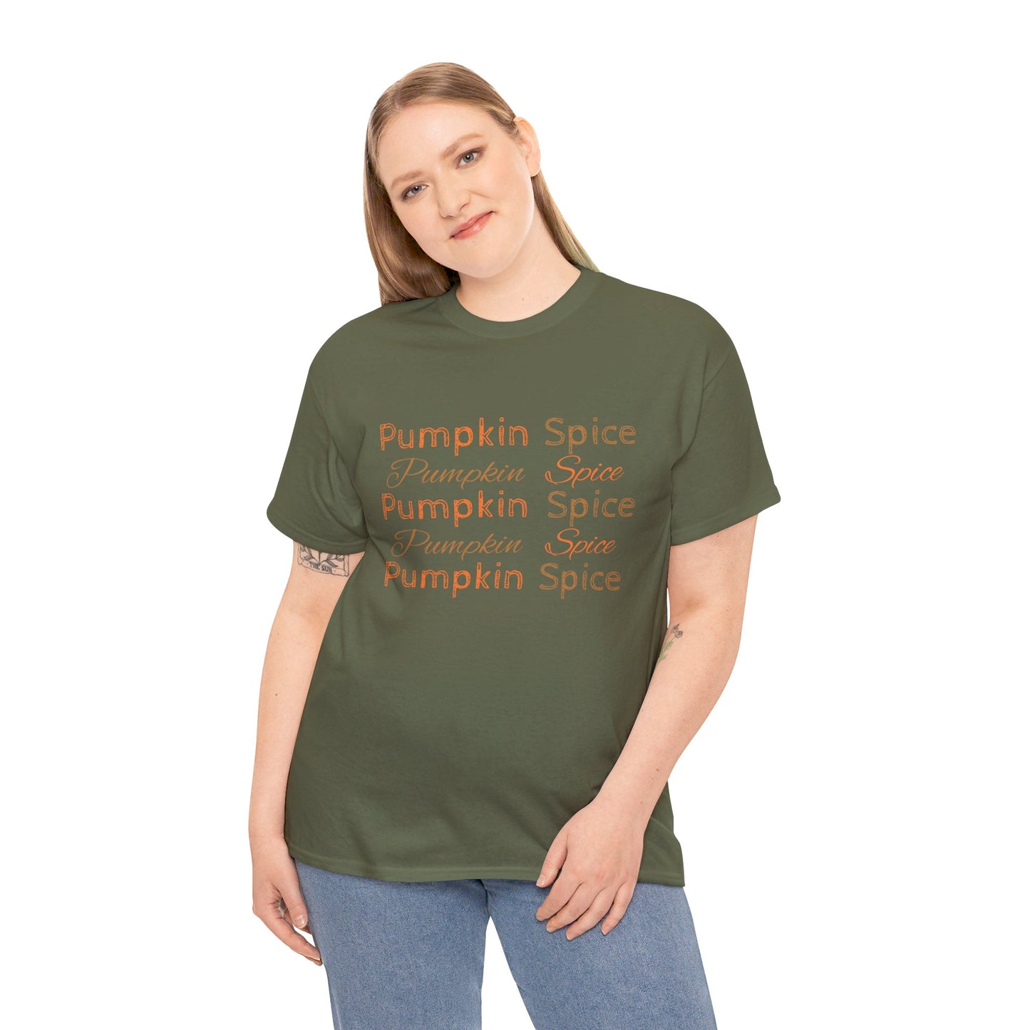 Pumpkin Spice Unisex Heavy Cotton Tee