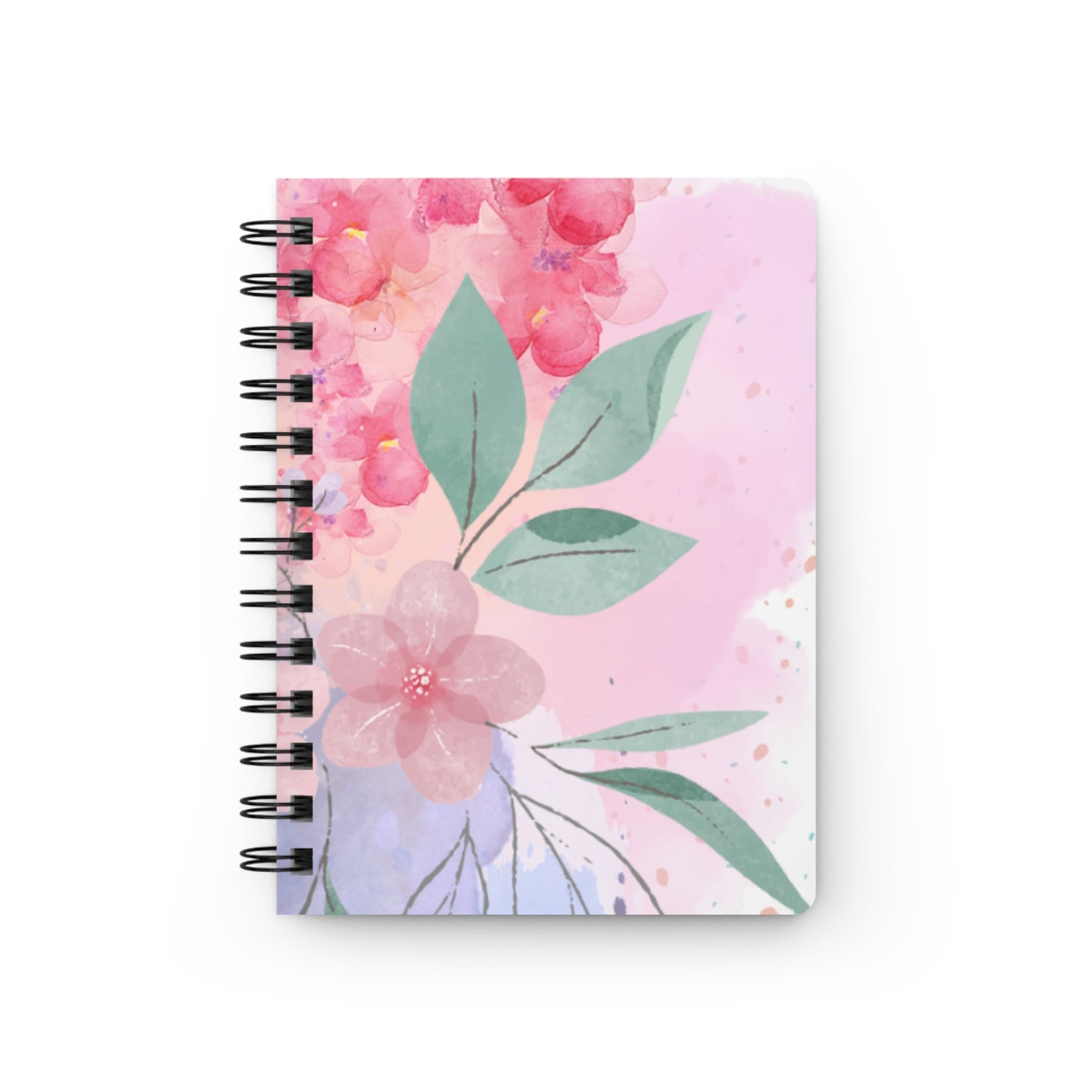 Floral Spiral Bound Journal