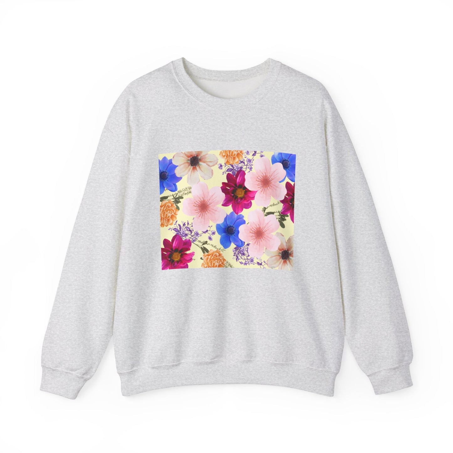 Flower Power Unisex Heavy Blend™ Crewneck Sweatshirt