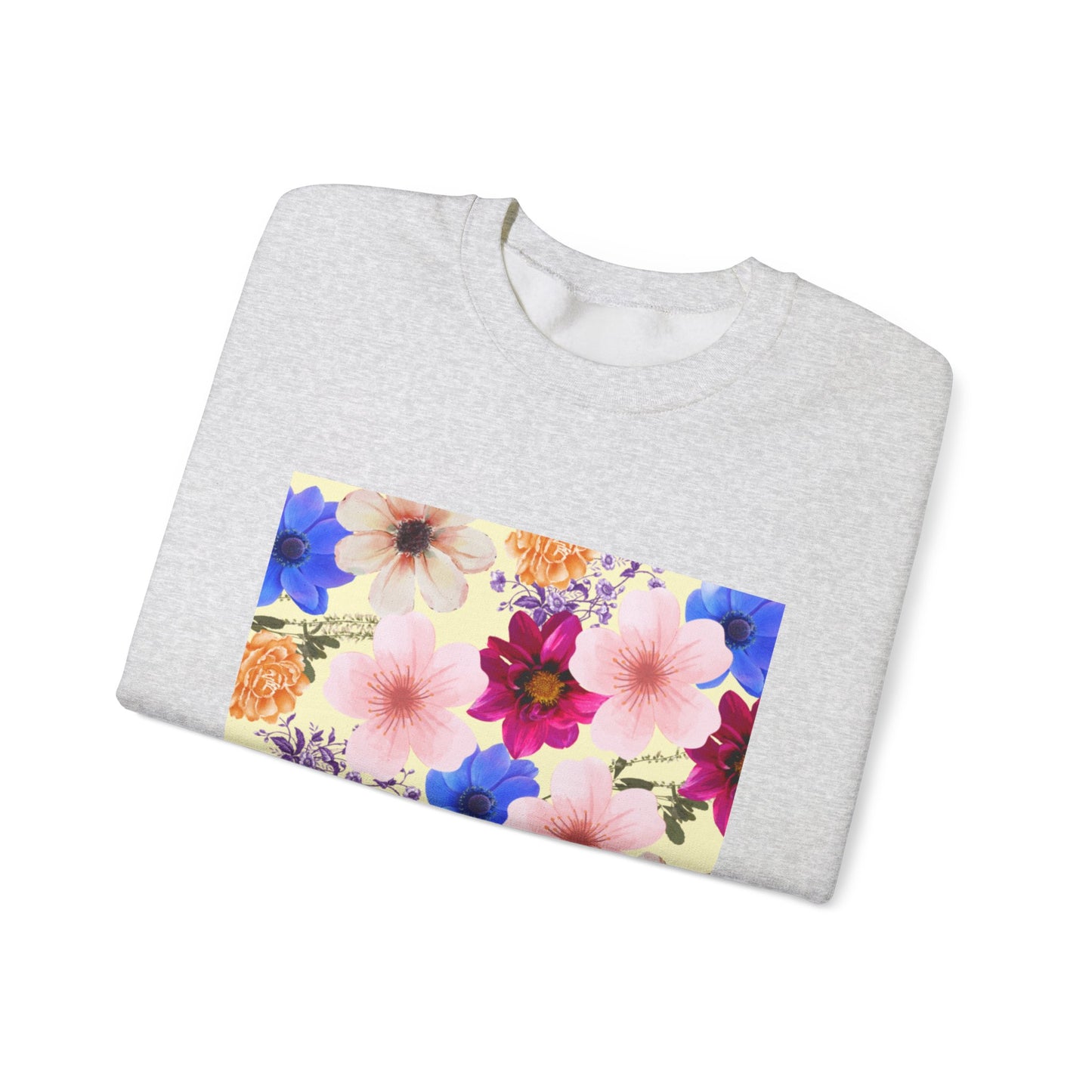 Flower Power Unisex Heavy Blend™ Crewneck Sweatshirt