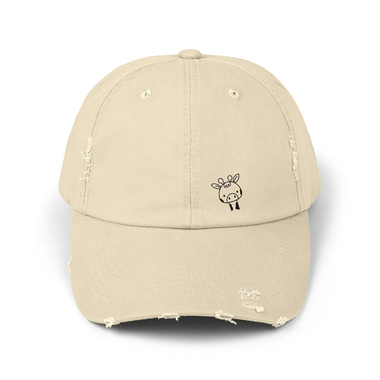 Giraffe Distressed Cap