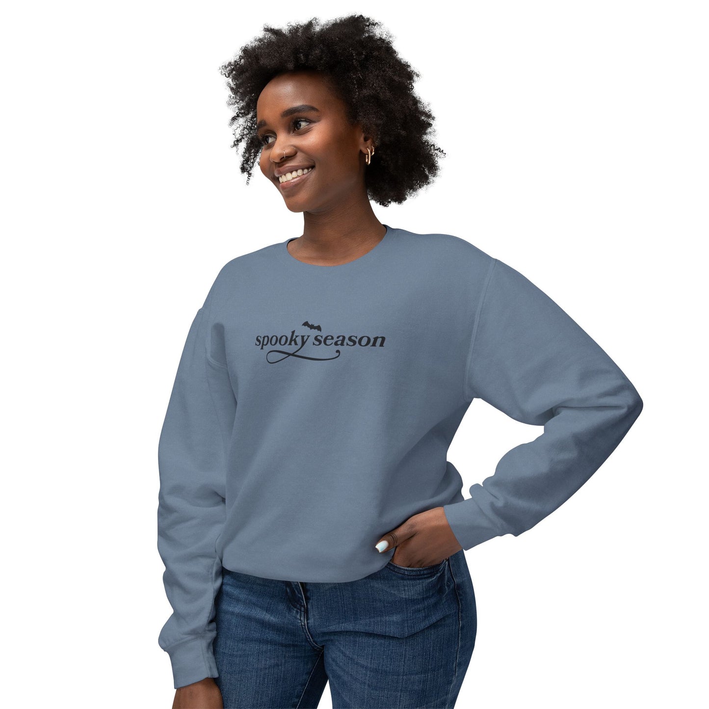 Spooky Season Unisex Lightweight Crewneck Sweatshirt