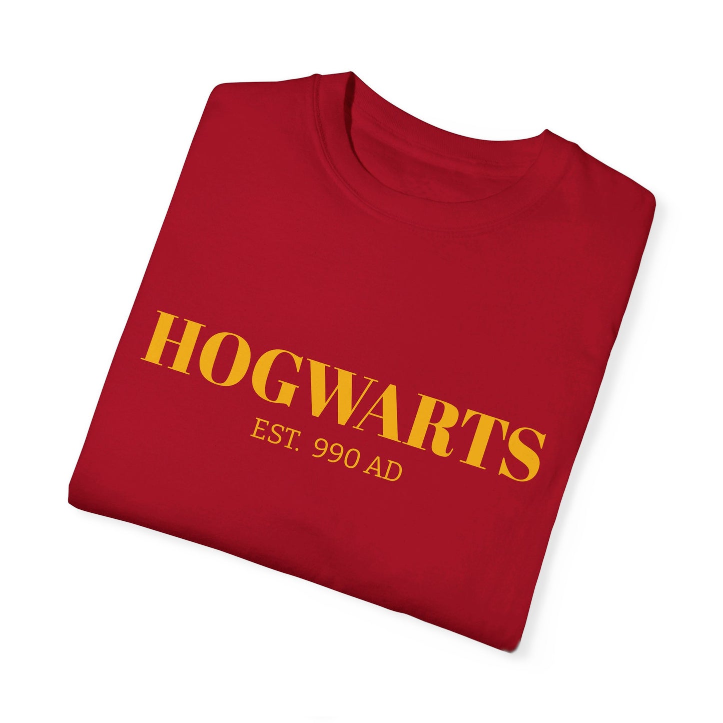 Hogwarts Est. 990 AD Unisex Garment-Dyed T-shirt