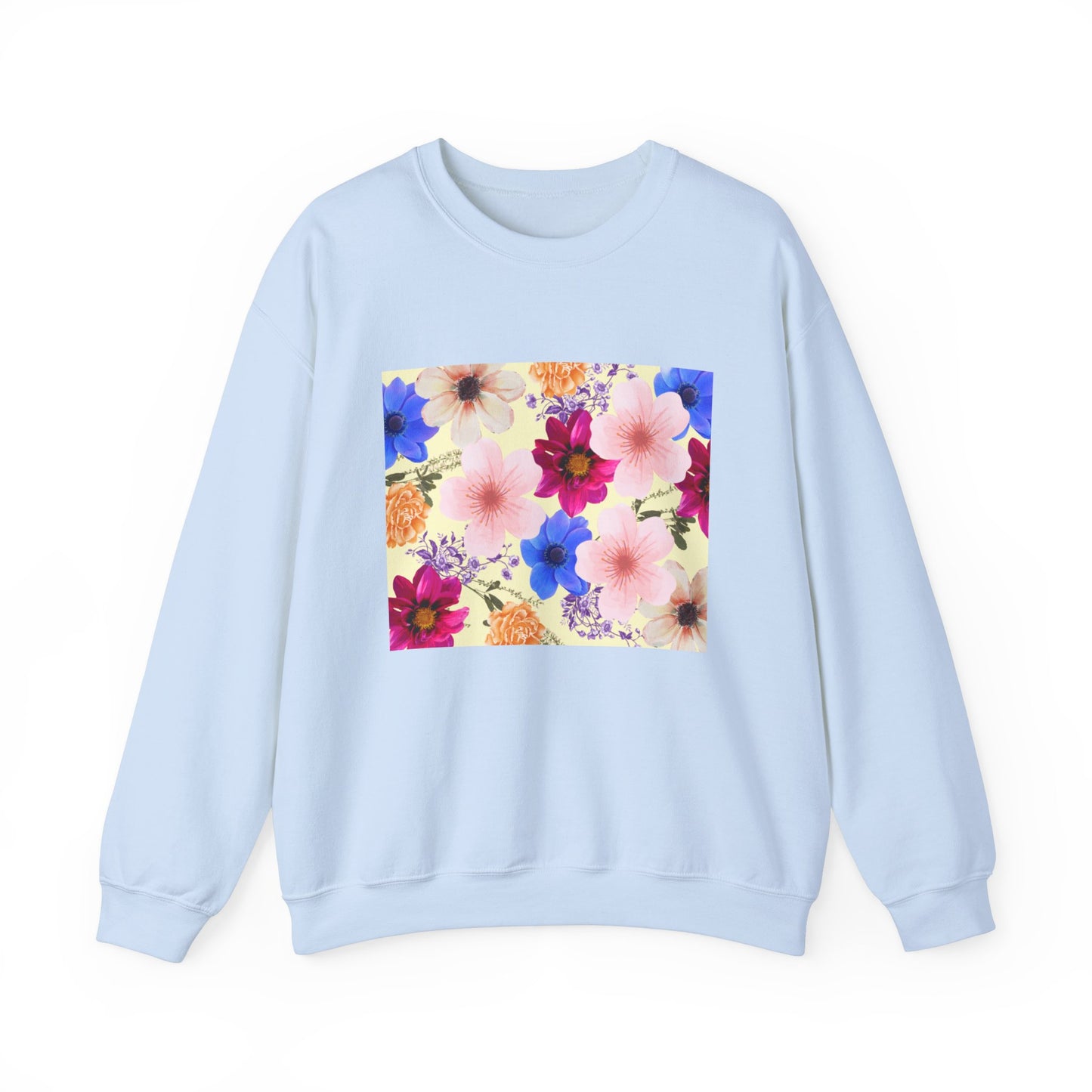 Flower Power Unisex Heavy Blend™ Crewneck Sweatshirt