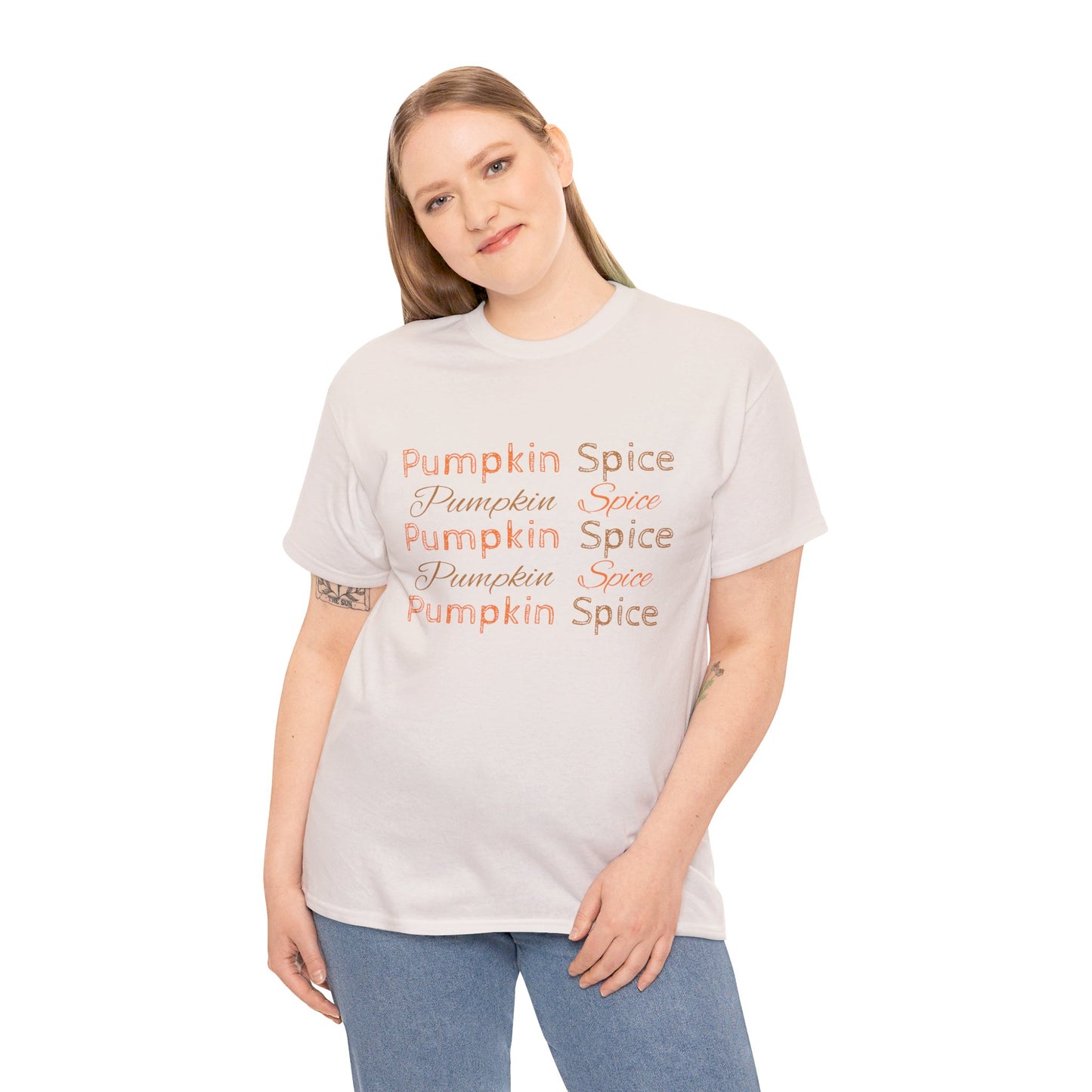 Pumpkin Spice Unisex Heavy Cotton Tee