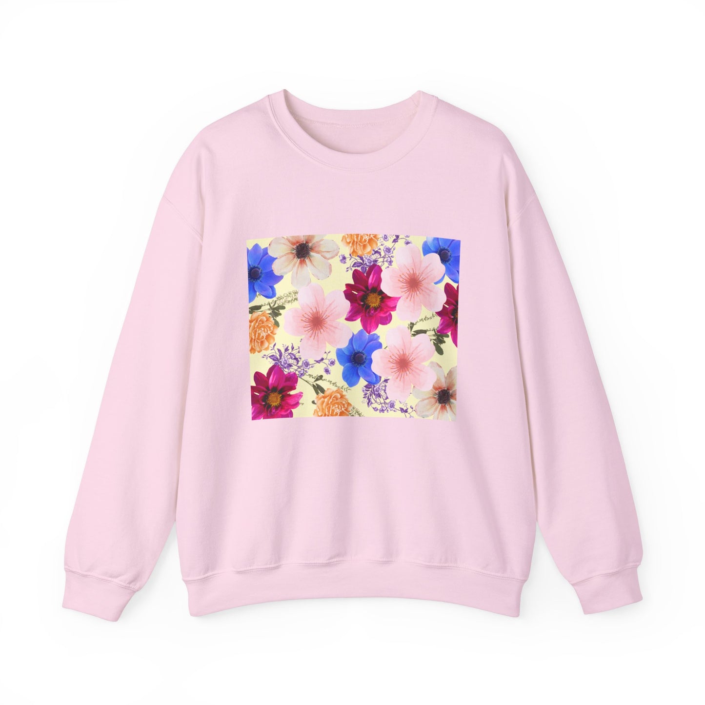 Flower Power Unisex Heavy Blend™ Crewneck Sweatshirt