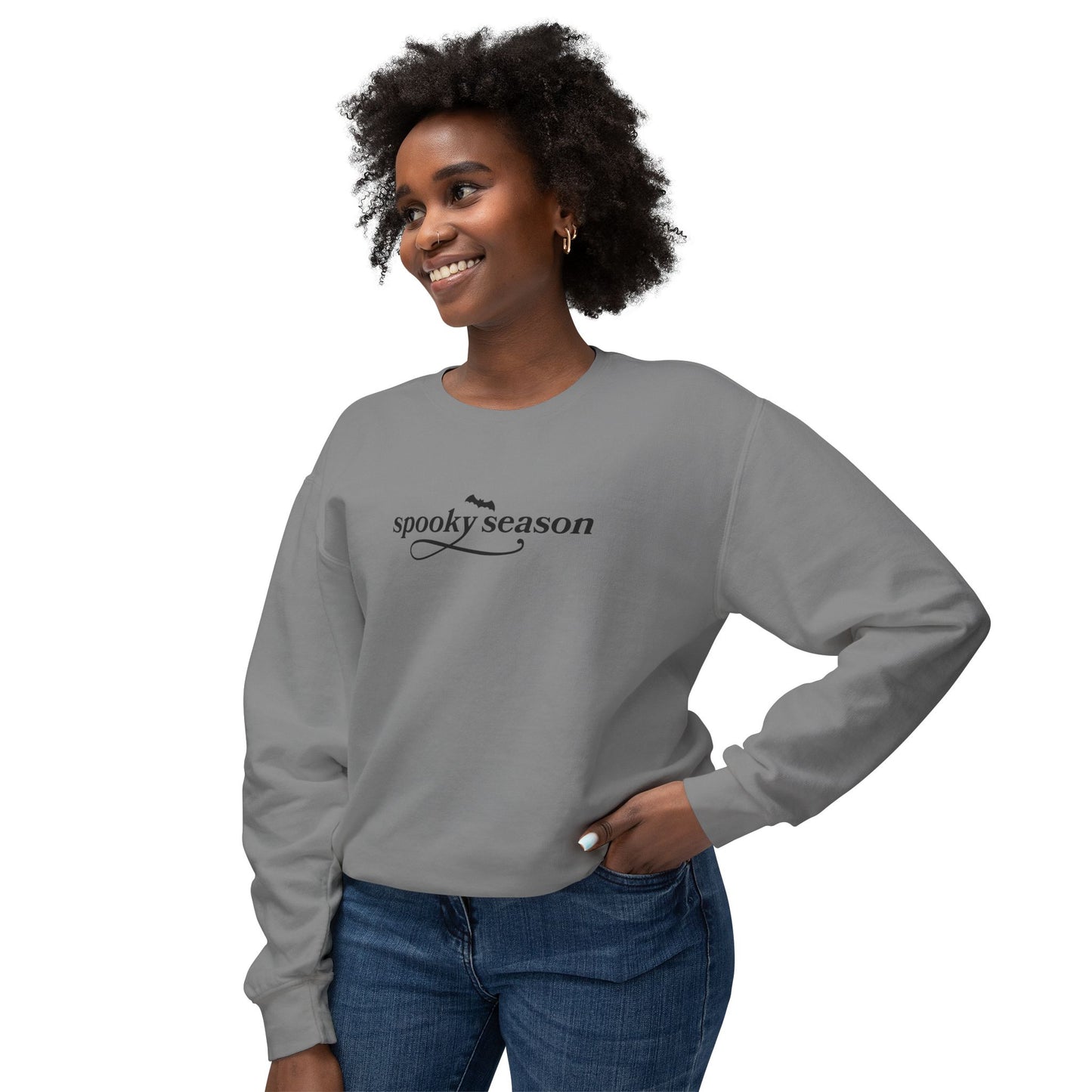 Spooky Season Unisex Lightweight Crewneck Sweatshirt